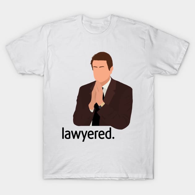 How I Met Your Mother Marshall Eriksen Lawyered T-Shirt by senaeksi